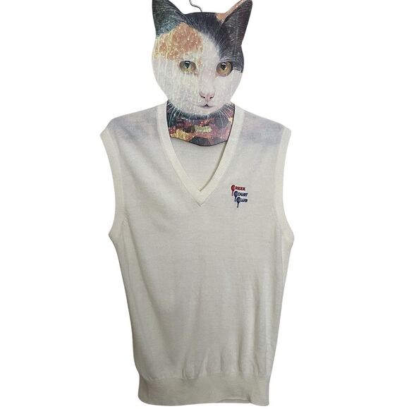 Boast Tennis Creek Court Club Sweater Vest Size Large - Picture 2 of 7